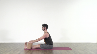 screenshot from online yoga class with yoga teacher Daniel Scott at Yogateket yoga studio in Uppsala Sweden