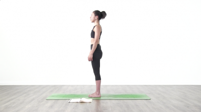 a photo shoot from a online yoga class at yogateket Uppsala