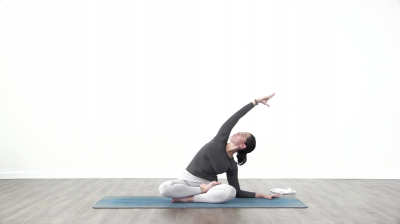 En la práctica de yoga