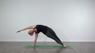 Jaime white doing pilates